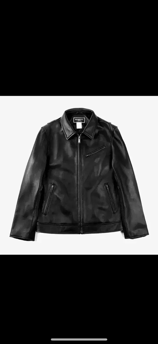 [L]AgingCCCSheepskin Single Rider Jacket AgingCCC