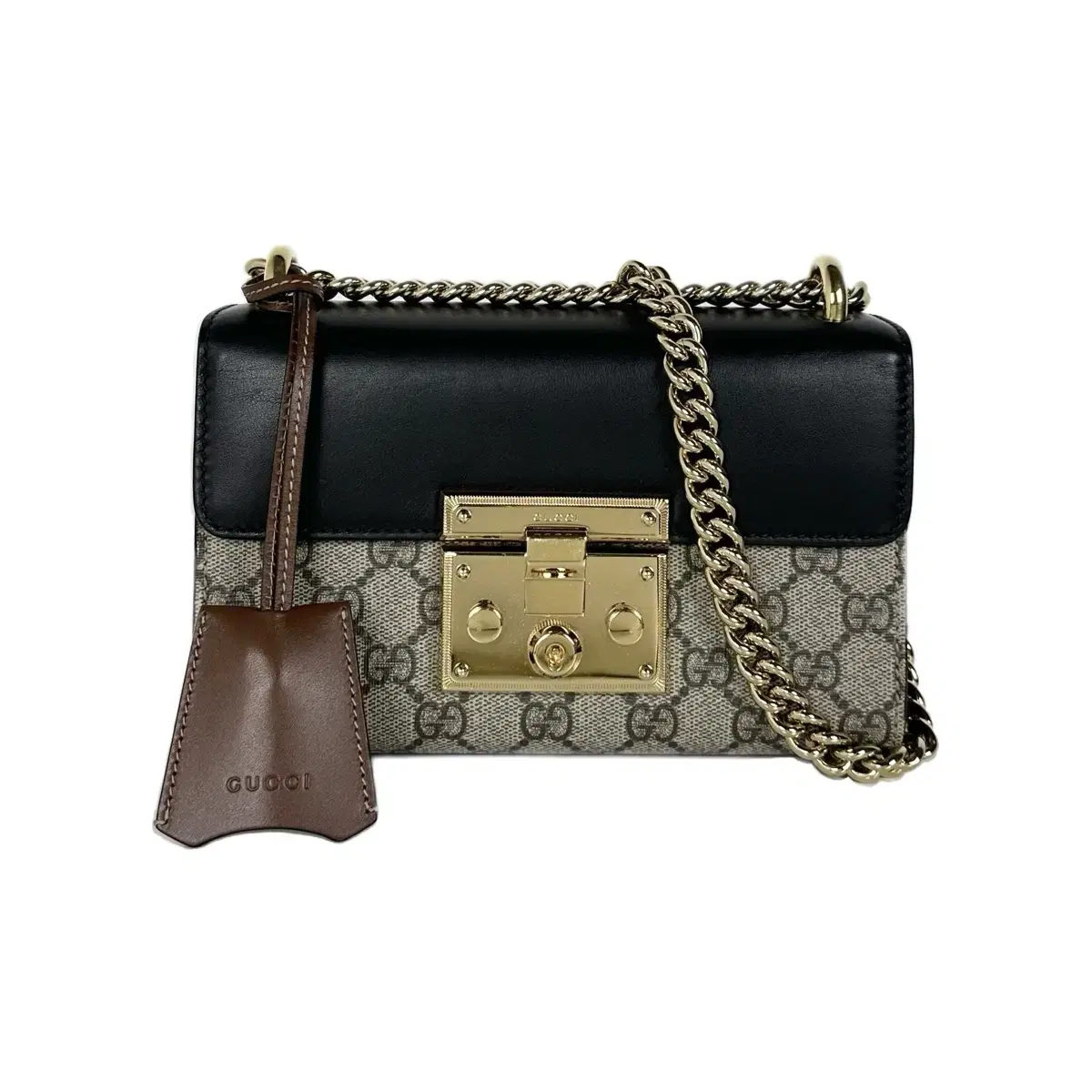 [Genuine Gucci GG Paddlelock Small Chain Shoulder Bag 409487