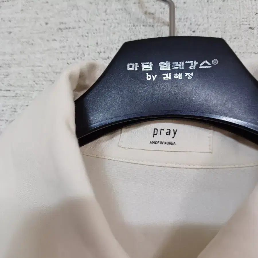 pray 오버핏 기본 면남방(프리)