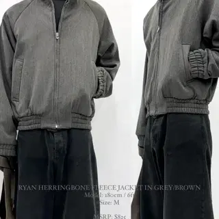 M] Vuja De 009 ryan herringbone fleece | 브랜드 중고거래 플랫폼