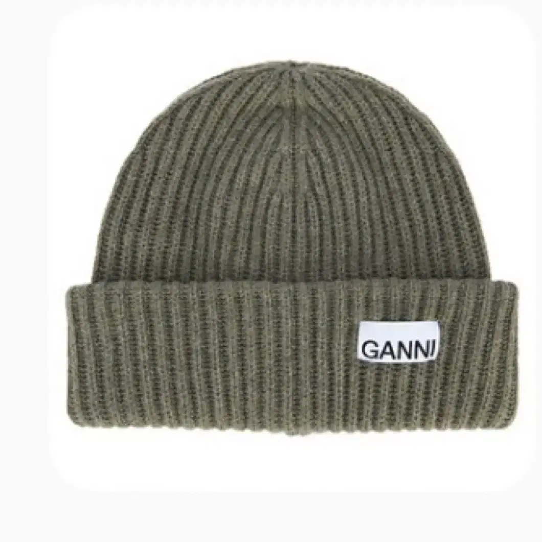 Ganni oversized wool beanie 비니