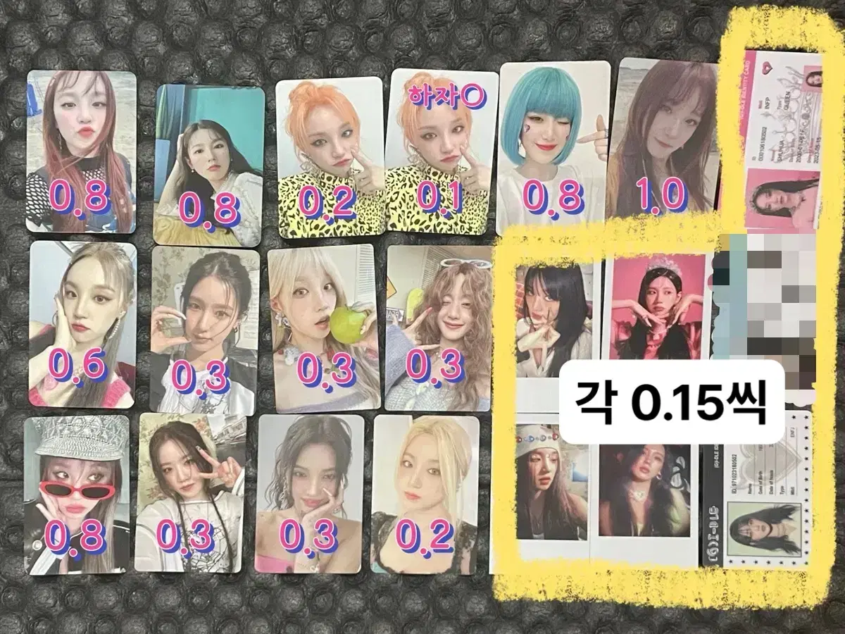 5.3 in bulk gidle unreleased photocard idle photocard miyeon minnie soyeon yuqi shuhua