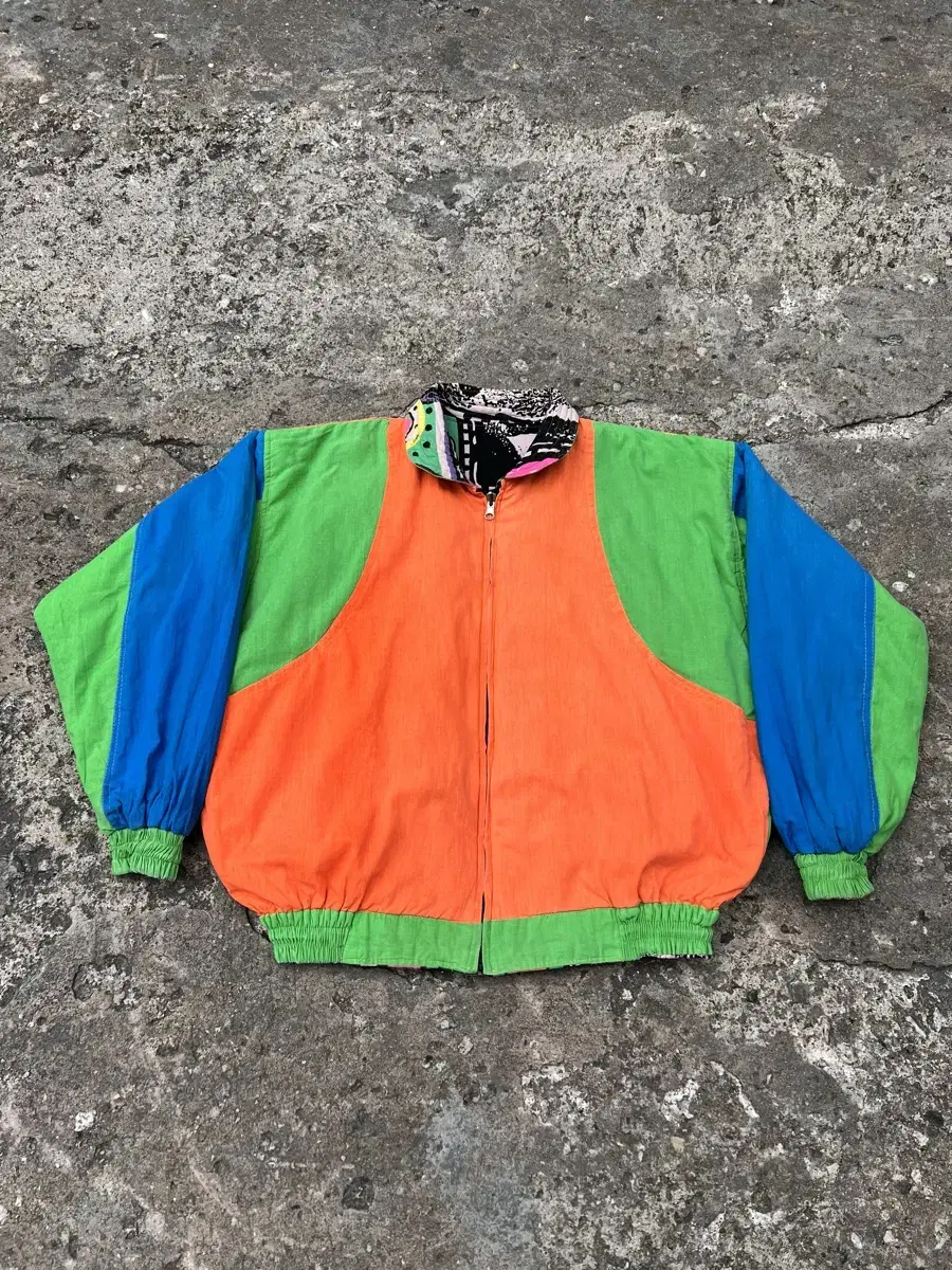 1990s MAGICMUSHROOM REVERSIBLE 빈티지양면봄버