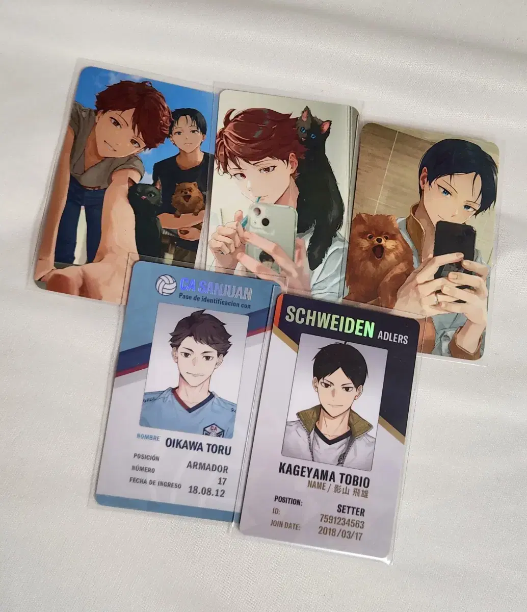 Haikyuu Oikawa Kageyama Rimumu National ID Student ID Photo Card photocard Tongpan