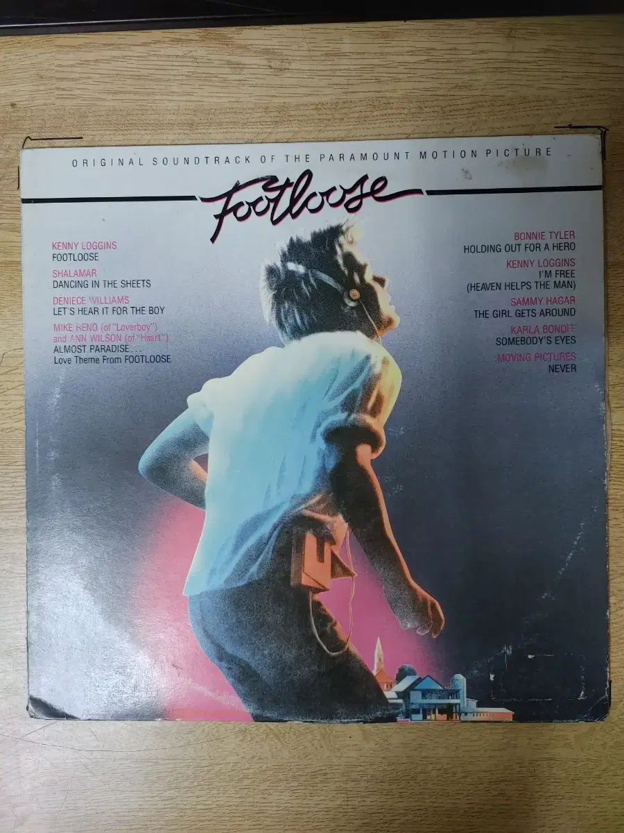 FOOTLOOSE OST 음반 (LP 턴테이블 오디오 앰프