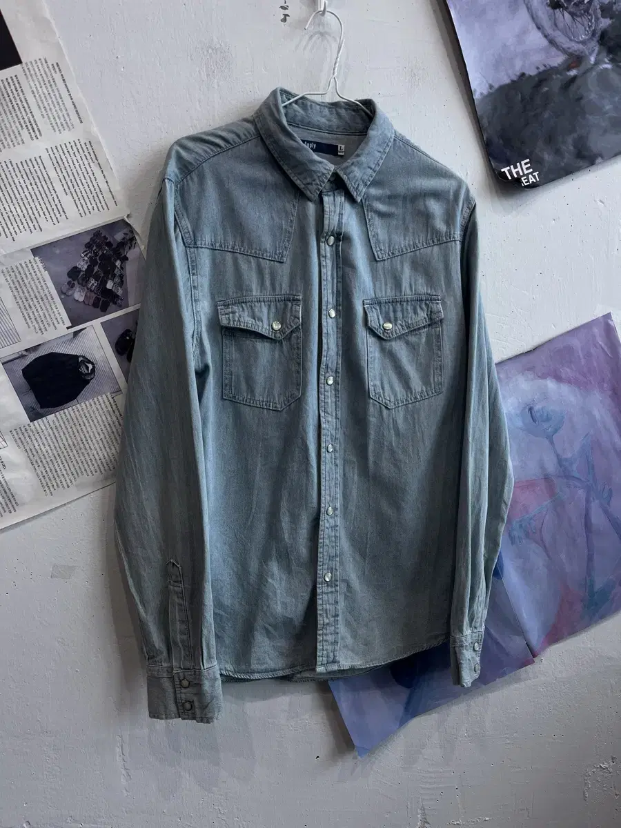 Japan Vintage APPLY Western Denim Shirt