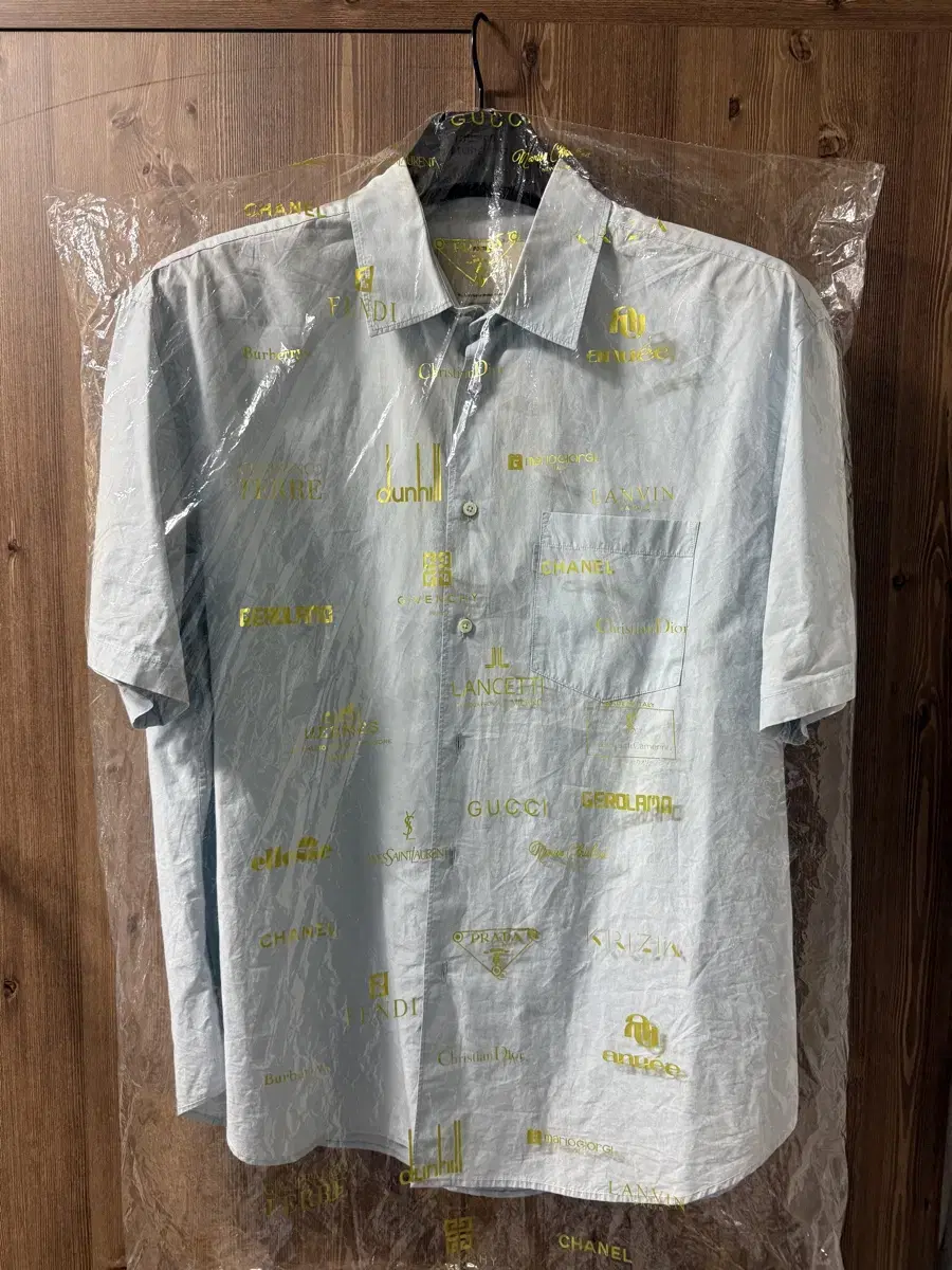 [1] Pottery short sleeve shirt size 1 sax bloo / dry clean O