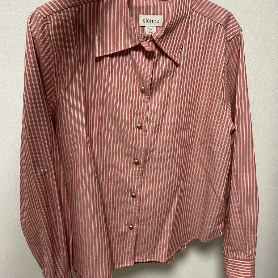 Sienne 시엔느 Joli stripe shirt red