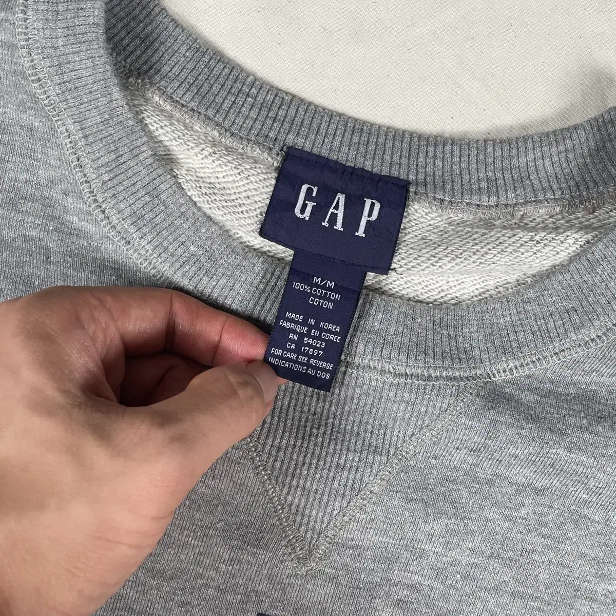 90s Gap 갭 빈티지 맨투맨 스웻셔츠 Made In Korea