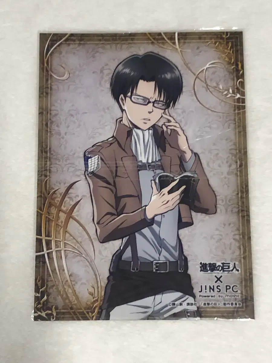 Absolutely super rare Levi otaku glasses Megane postcard