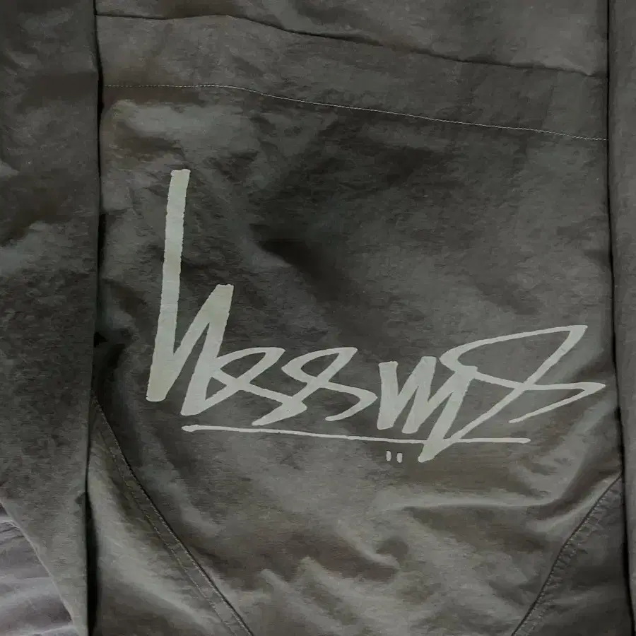 Stussy Wave Dye Beach Shell Jacket Black