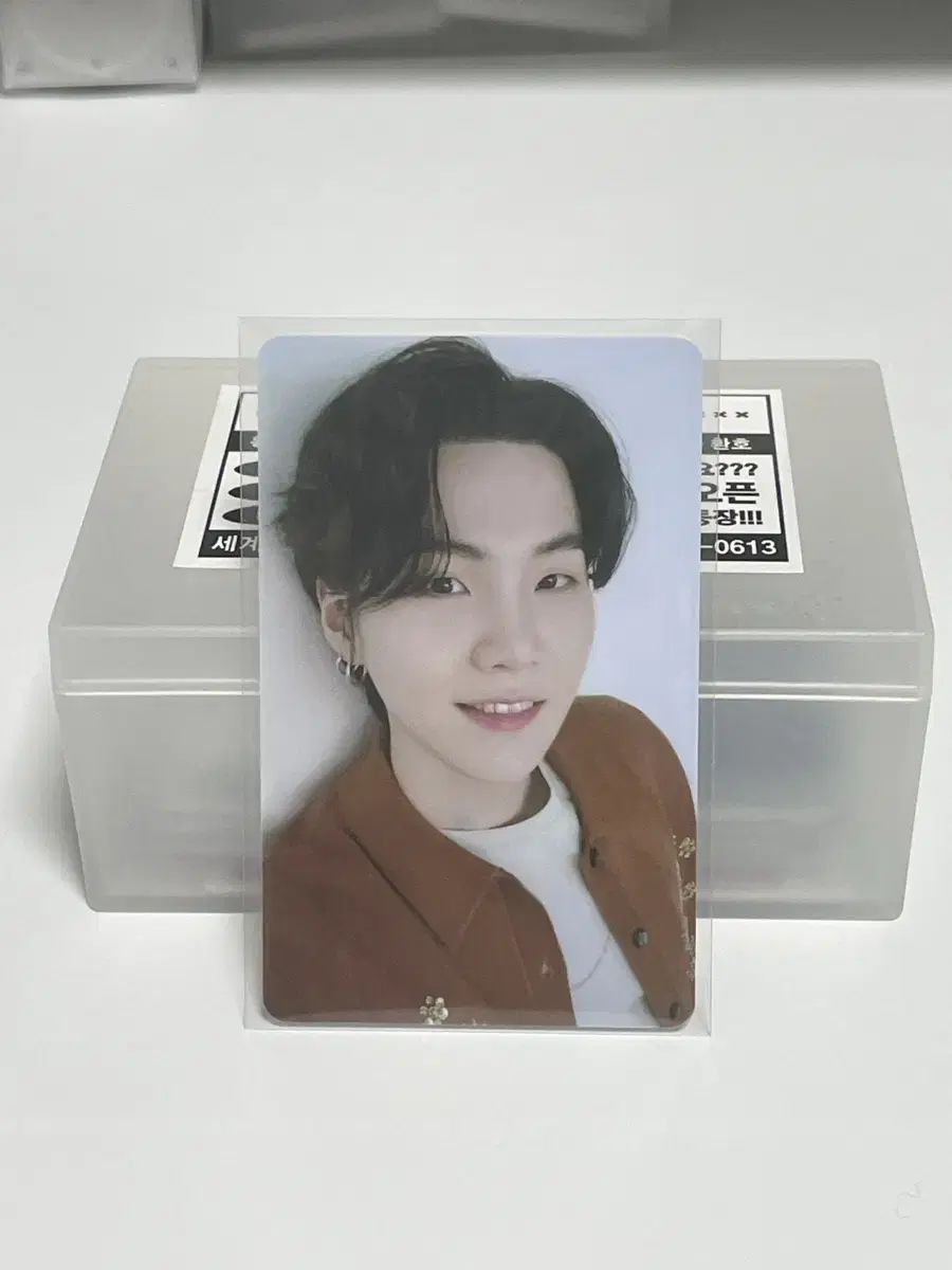 bangtan suga dey PVC weverse pre-order benefit photocard wts