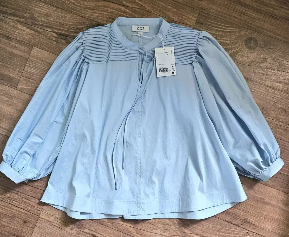 COS Pleated Puff Sleeve Blouse - New Item