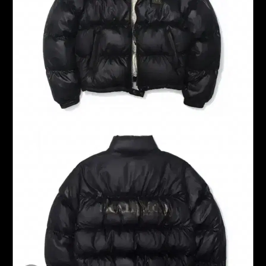 스컬프터 102 short puffer down 블랙 m사이즈