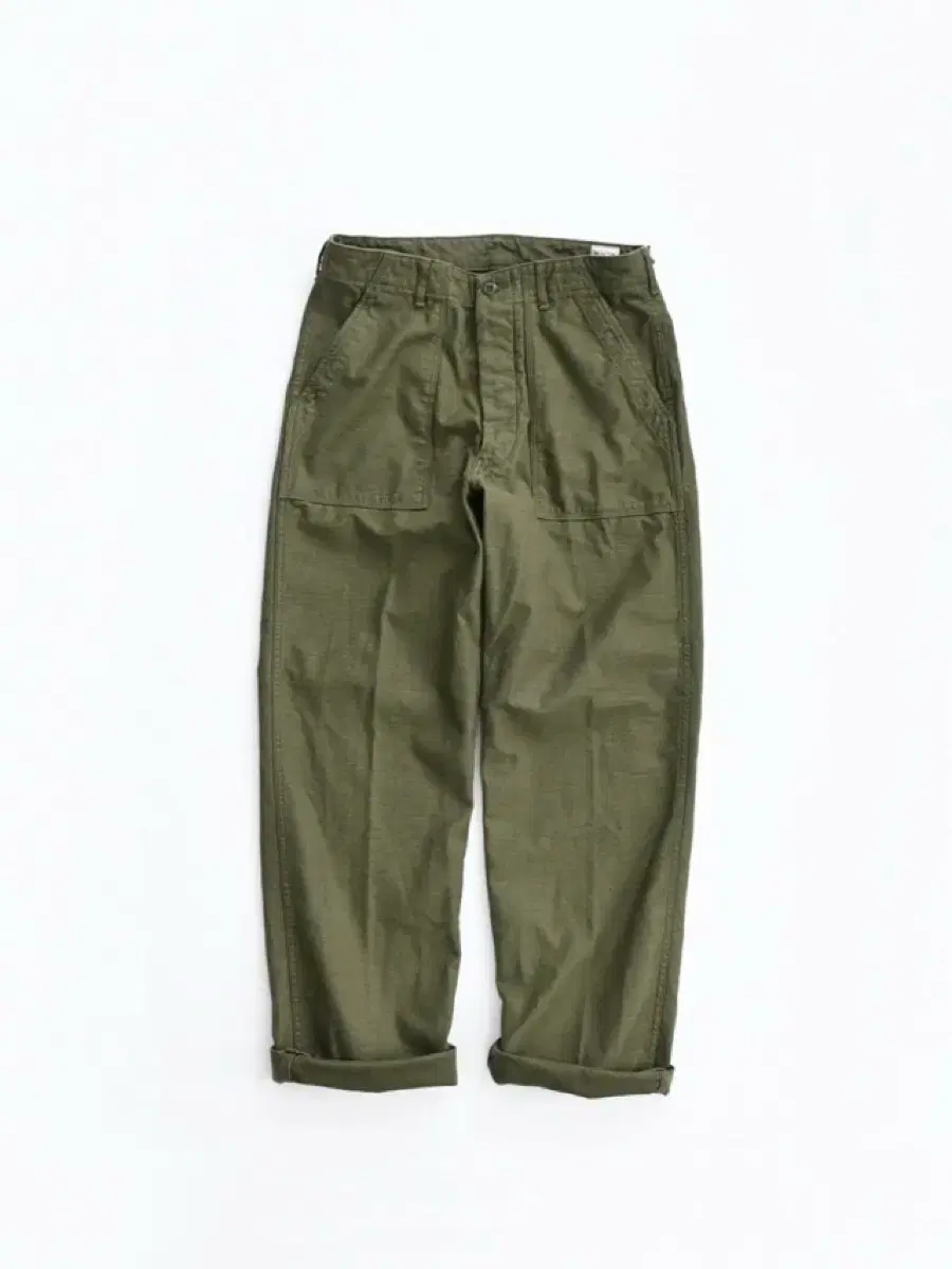 [2] Oerslow Puttyg Pants Vintage Fit Dark Olive