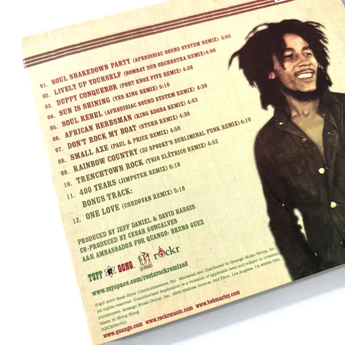 BOB MARLEY - ROOTS, ROCK, REMiXED CD