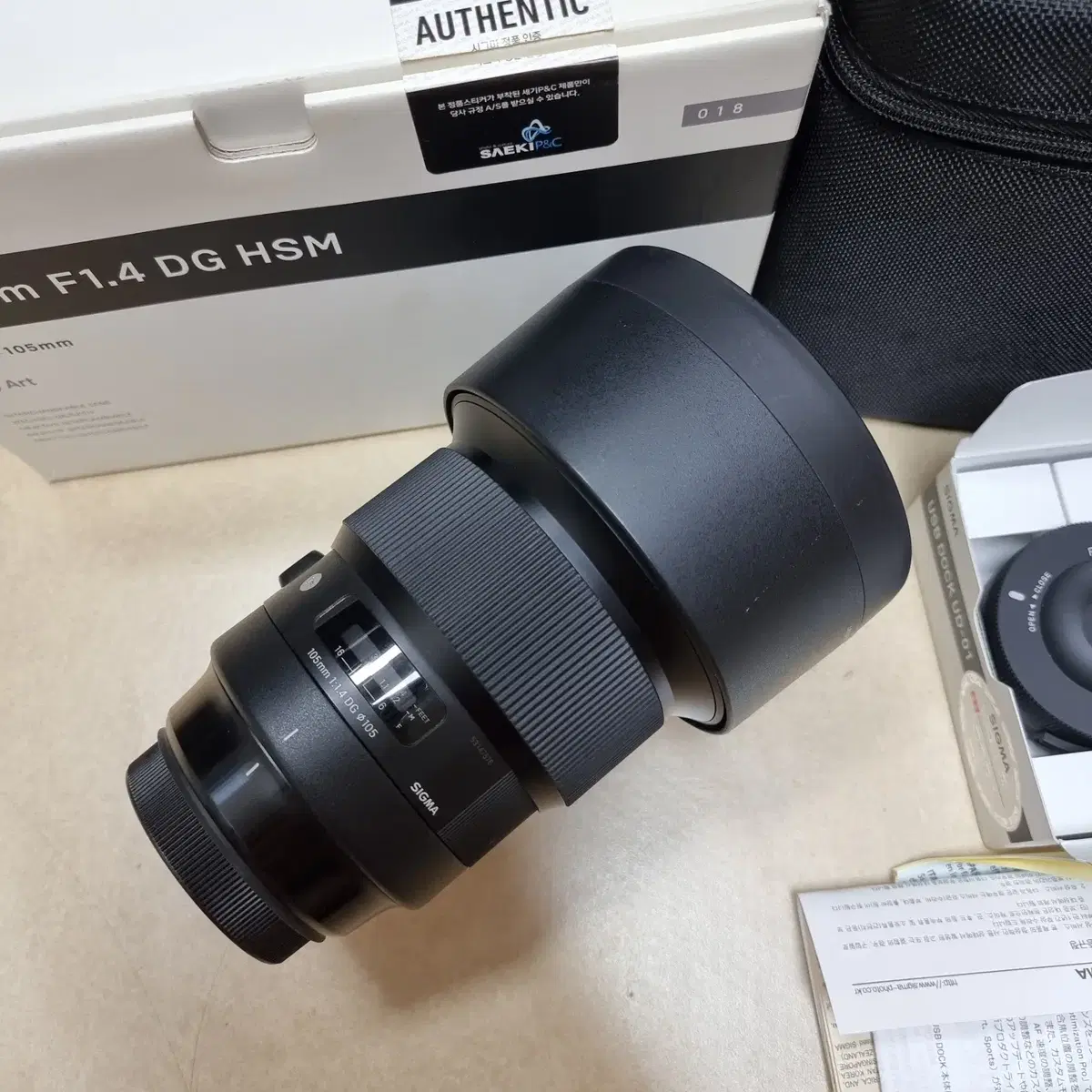 시그마 아트 105MM F1.4 DG (캐논마운트)