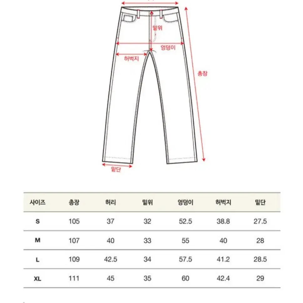 세터 비날레스 4포켓 리벳 팬츠