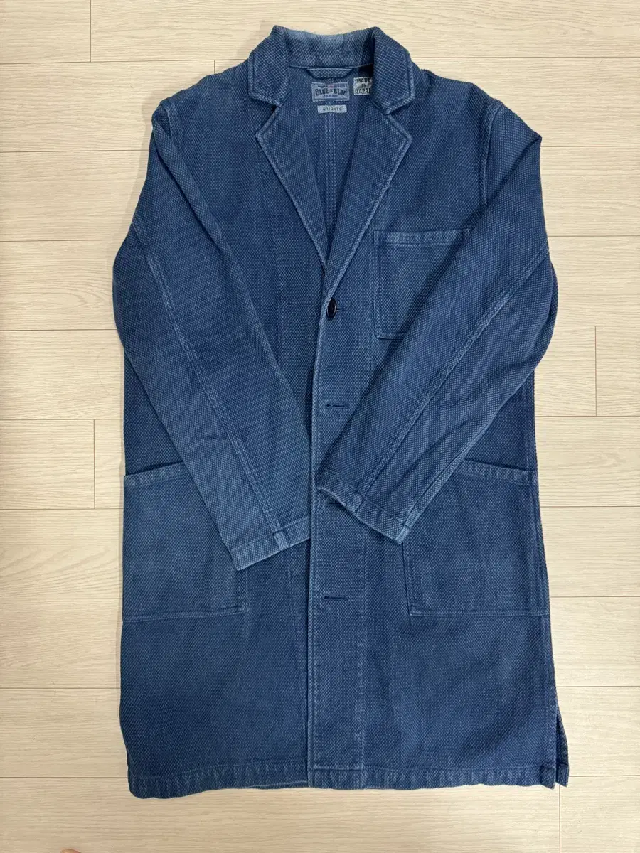 BlooBlooZephane Sashiko Engineer Indigo Coat