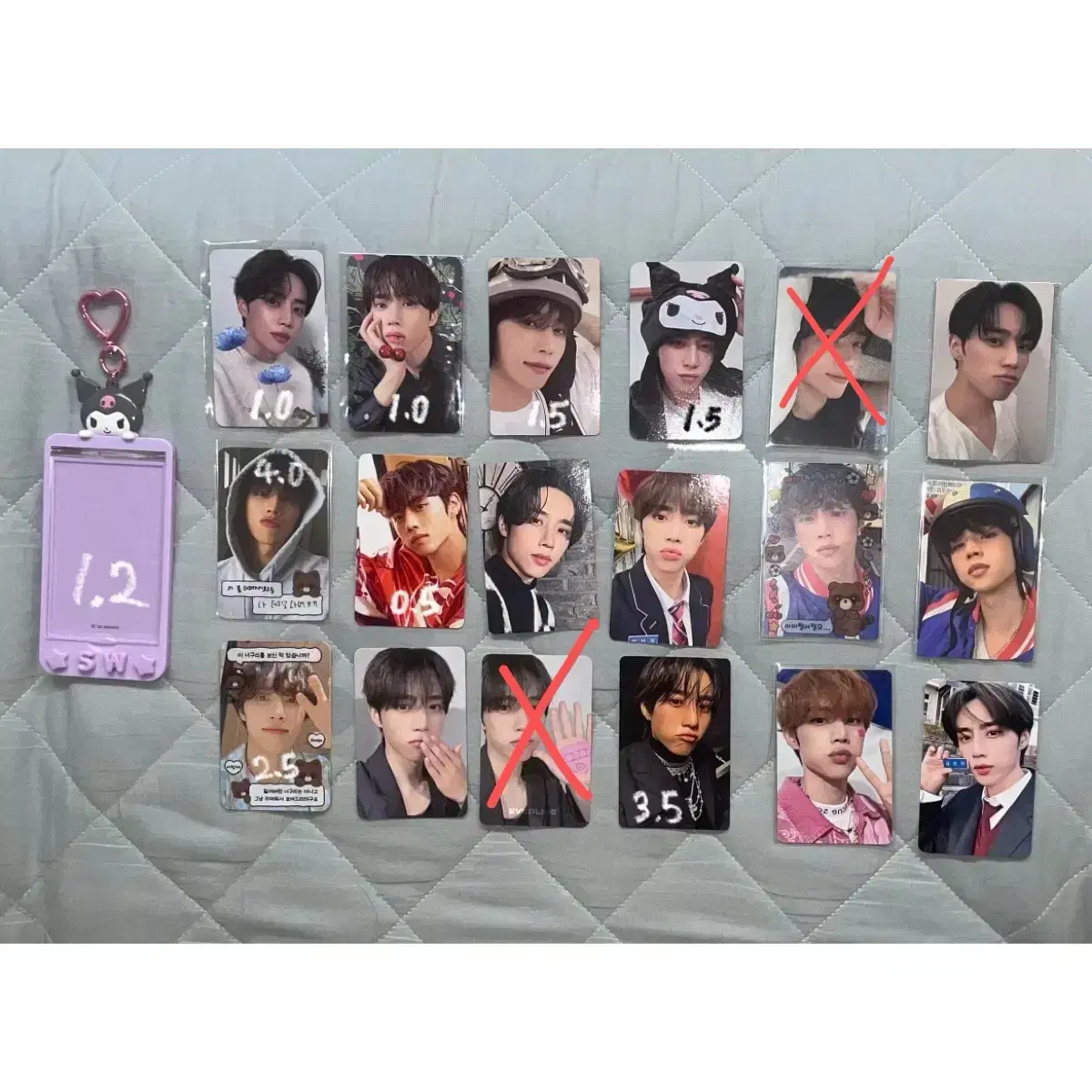 The Boyz sunwoo photocard photocard holder Kuromi Alpo ld pre-order benefit MediHill everline Broadcasting