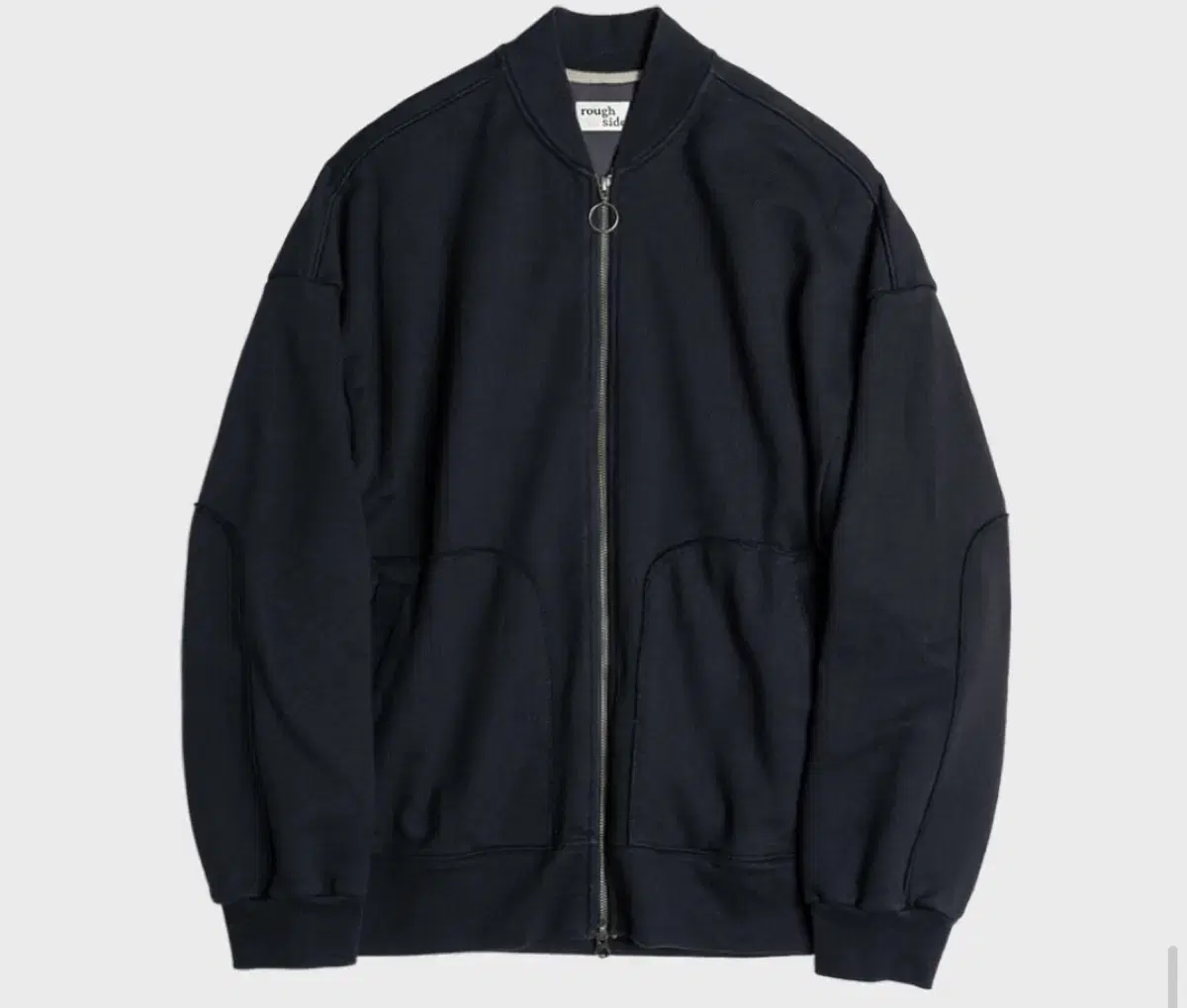 [2]Roughside Zip-Up Jersey Jacket Navy