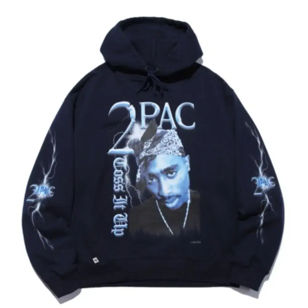 피지컬 에듀케이션 디파트먼트 2PAC 투팍 콜라보 후드티 L XL