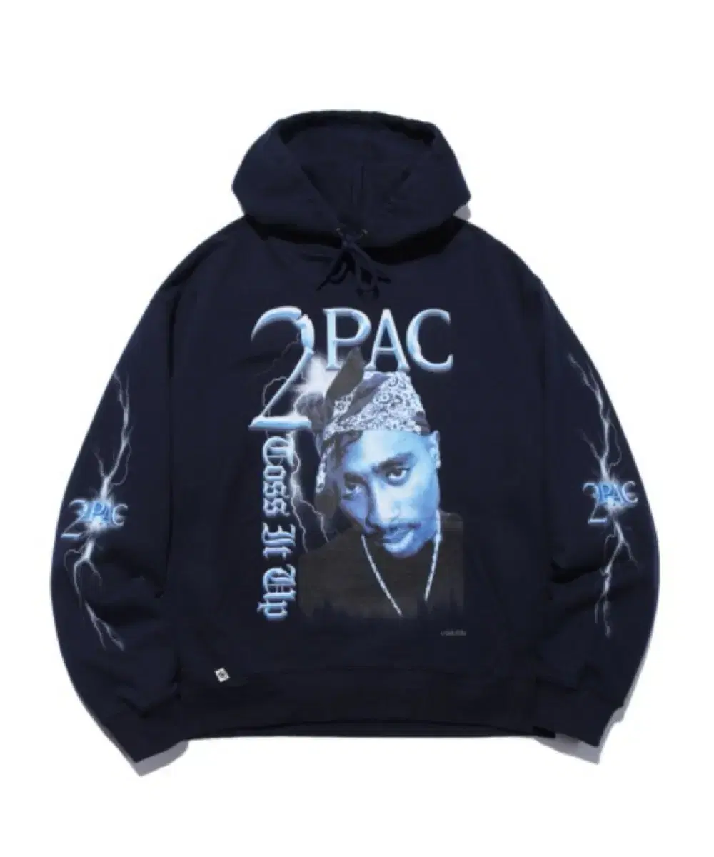 피지컬 에듀케이션 디파트먼트 2PAC 투팍 콜라보 후드티 L XL