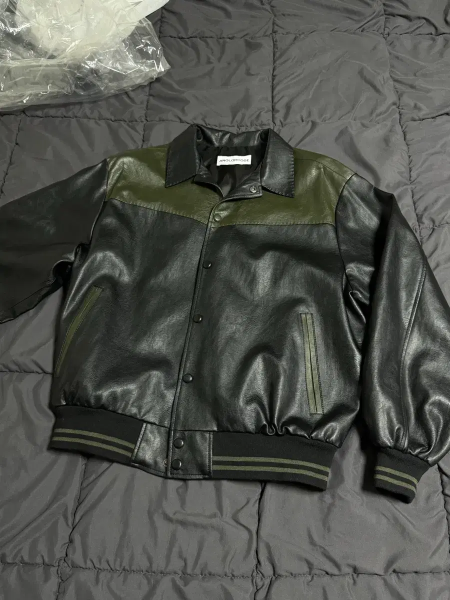 ANOLORCODE Leather Jacket