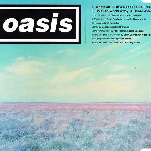 Oasis - Whatever (싱글CD) 영국반 초판 NM-