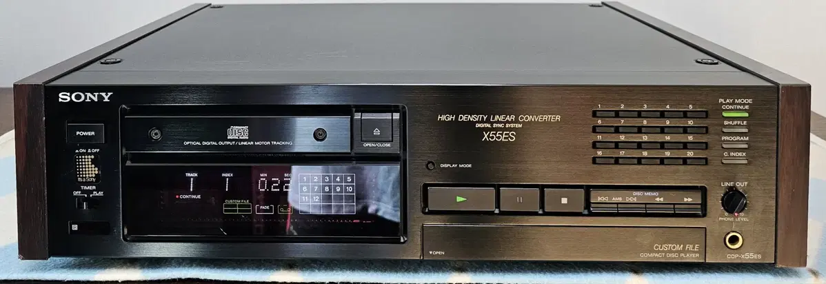 소니 CD 플래이어 CDP-X55ES