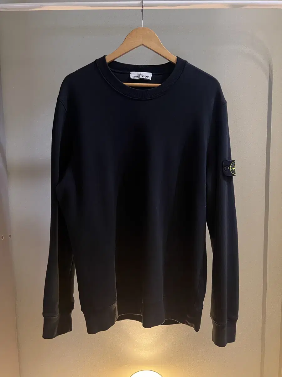 [Genuine/XL]Stone Island Black Man-to-Man