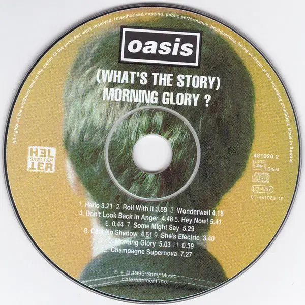 Oasis - Morning Glory? (CD) 유럽반 초판 EX+