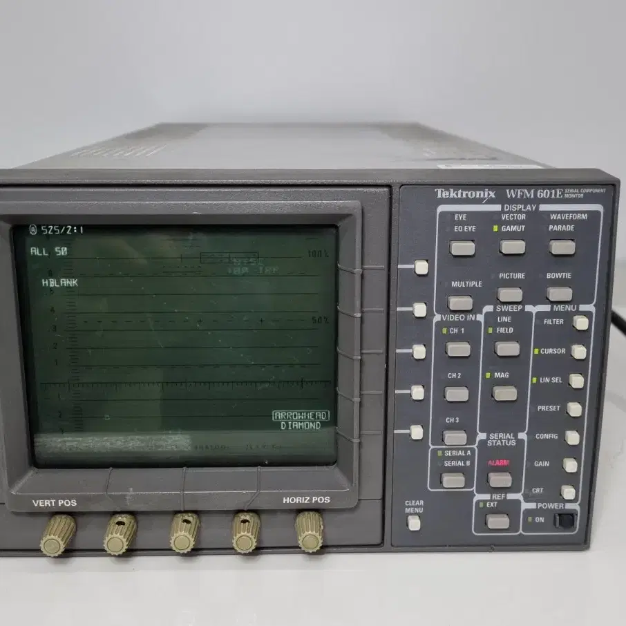 Tektronix WFM 601E Serial Component 모니터