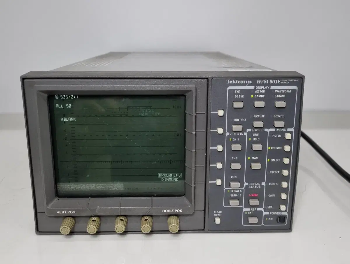 Tektronix WFM 601E Serial Component 모니터