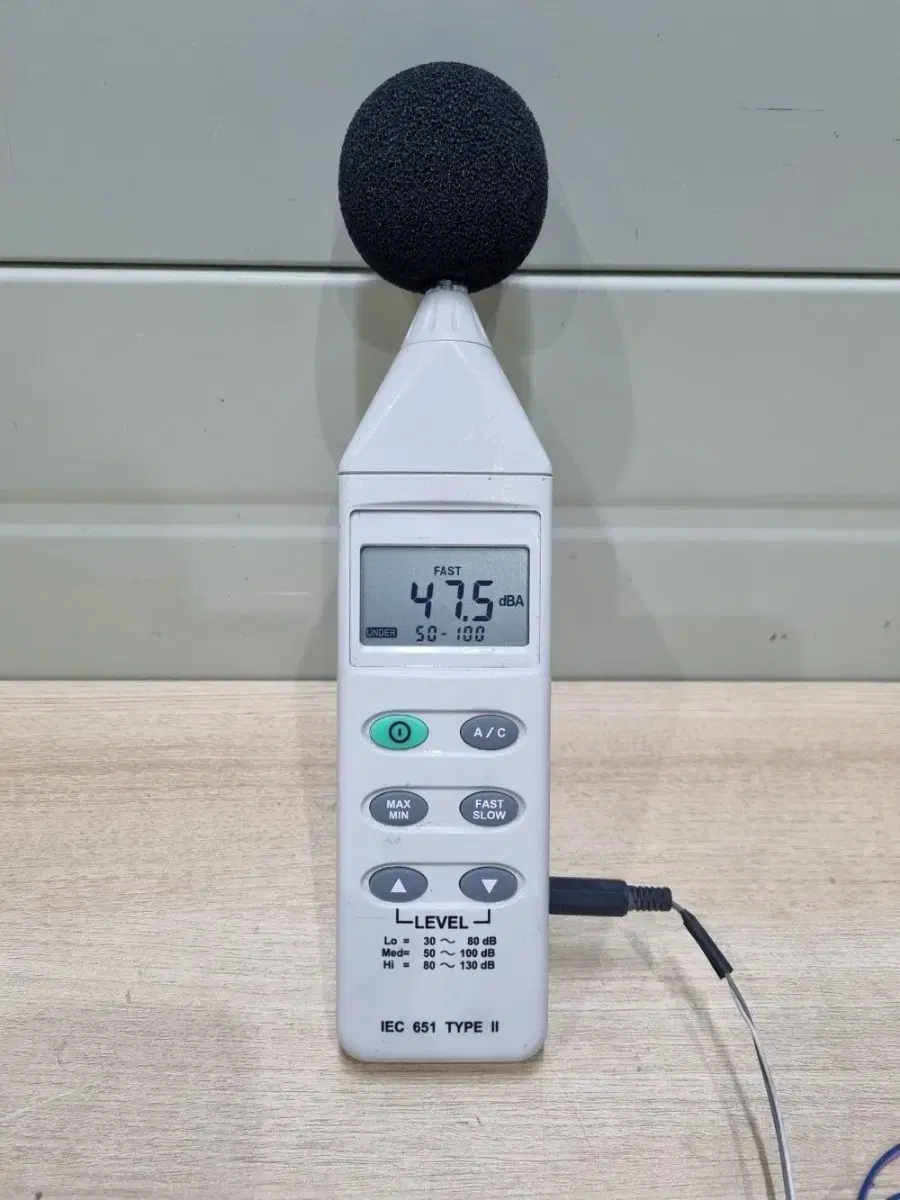 IEC 651 TYPE 2 SOUND LEVEL METER 소음계