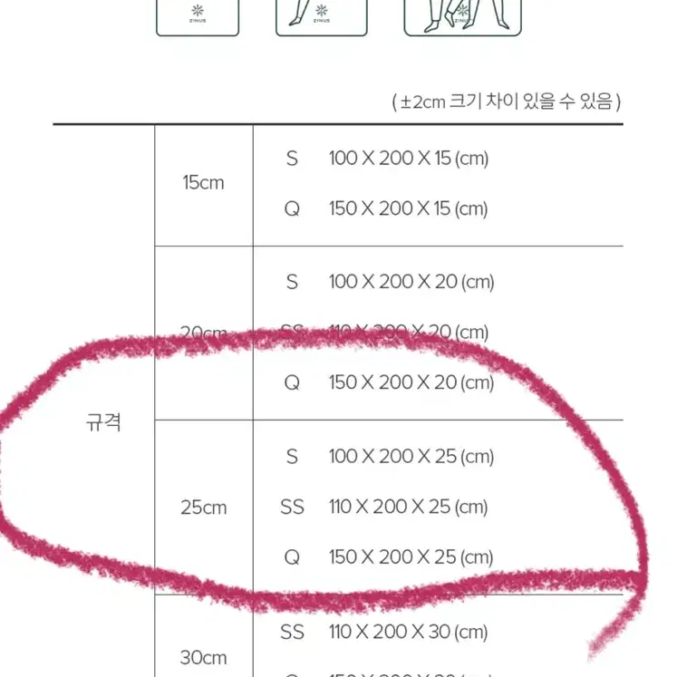 지누스 그린티 메모리폼 매트리스