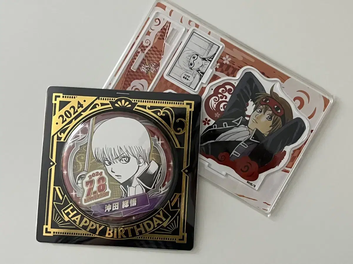 Sogo Okita birthday Diorama Canbadge 2024 Gintama