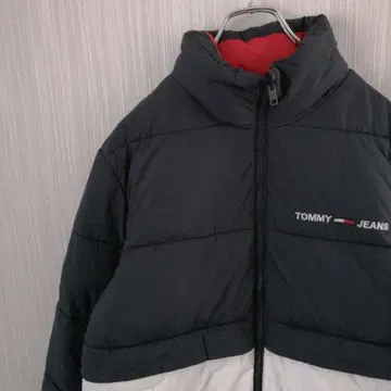 TOMMY JEANS 충전솜 패딩 자켓 리버서블 남성용
