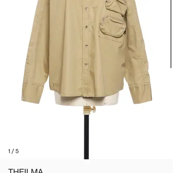 THEILMA JOEL POCKET SHIRT beige