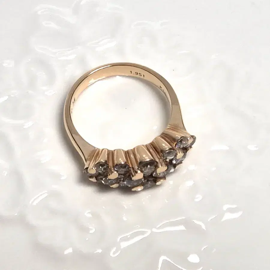 {쥬쥬금빵} 다이아 1.9ct 18k 골드 금 반지 (목걸이 귀걸이 팔찌