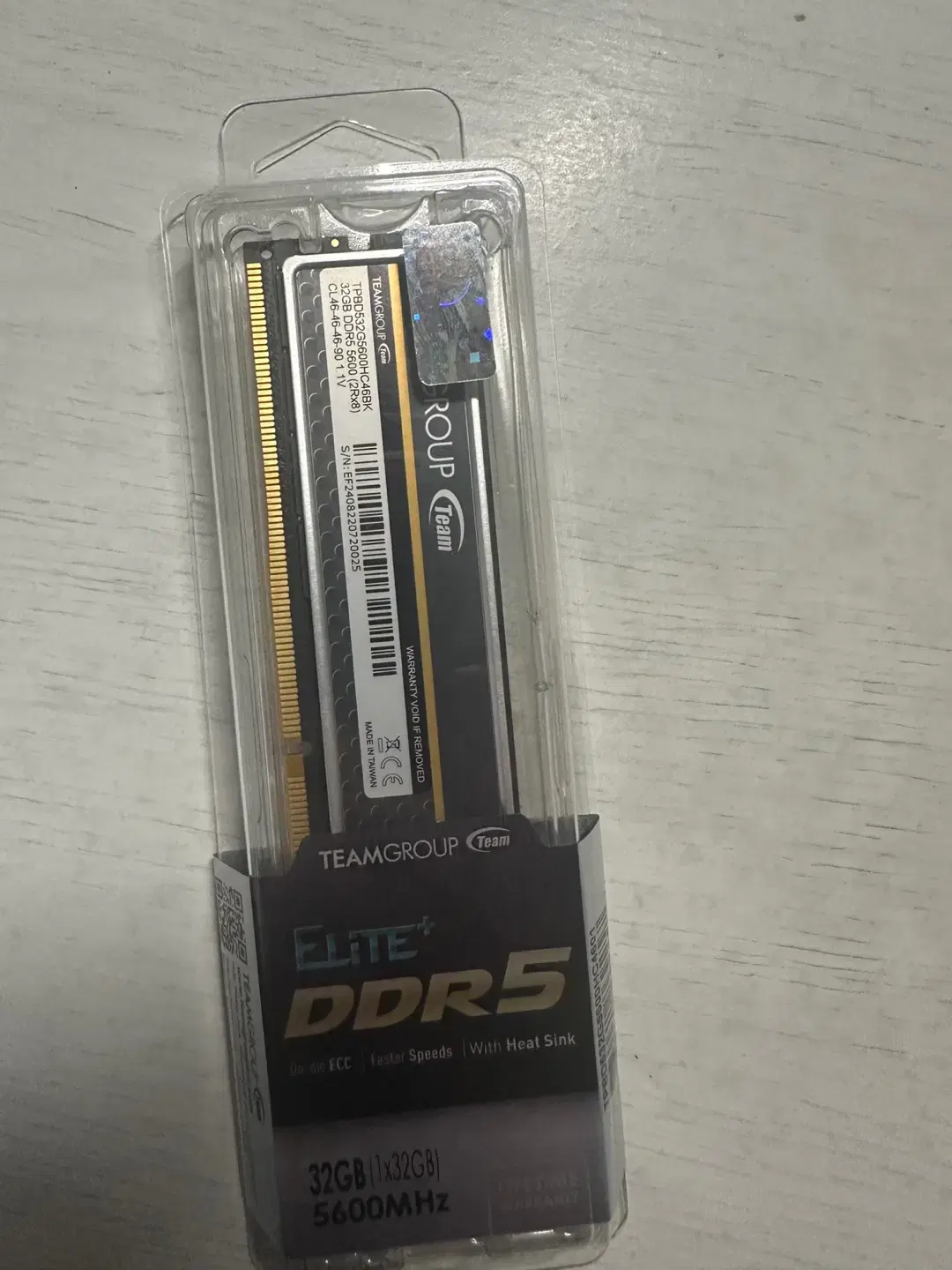 TeamGroup DDR5-5600 CL46 Elite PLUS 32gb