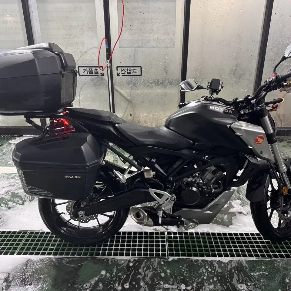 혼다 CB125R, 20년식, 3박스, 2천km, 블랙박스