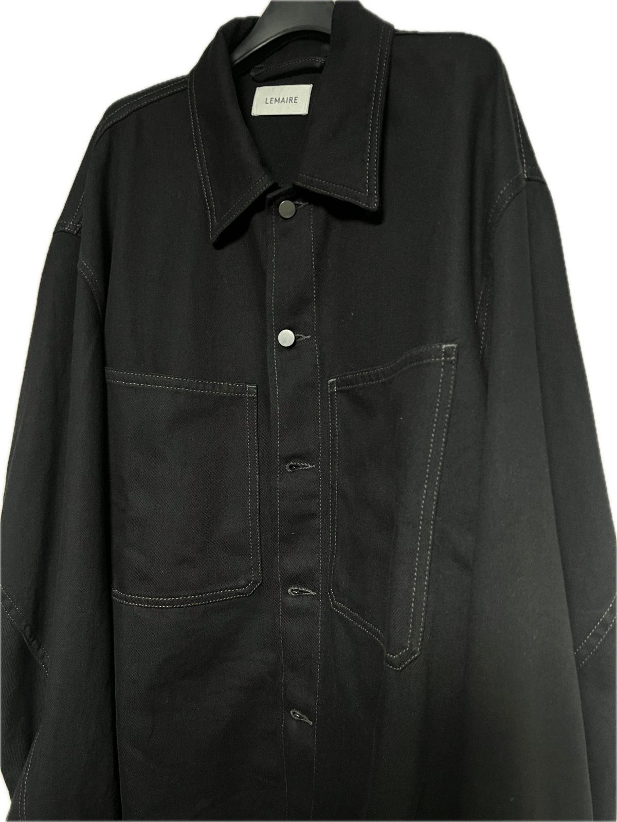 Lemaire 24FW Twisted Denim Shirt Jacket