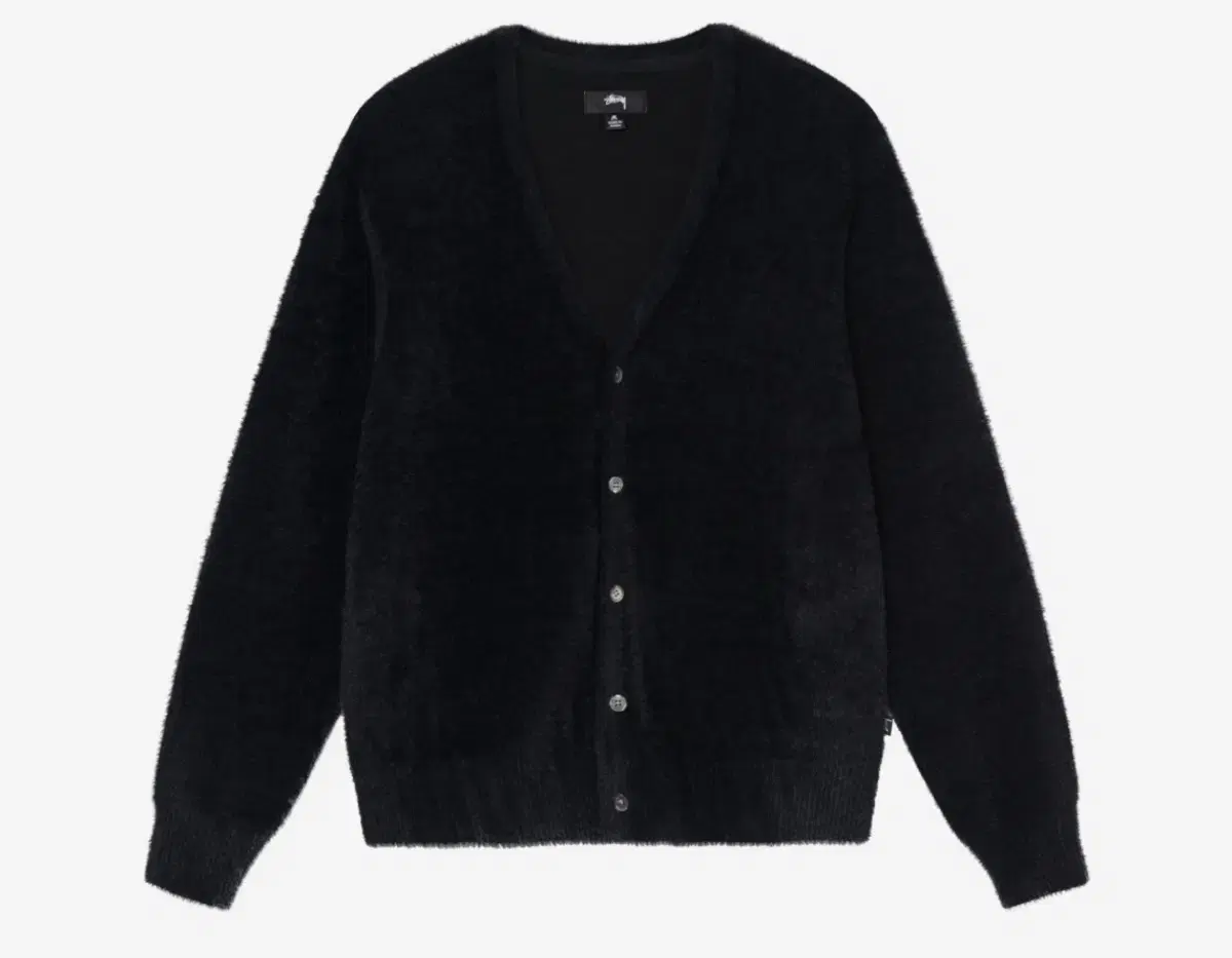 Stussy Shaggy Cardigan Black M