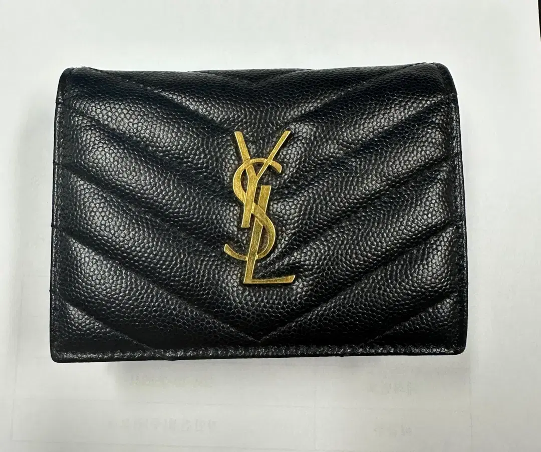 YSL Monogram Matelasse Wallet 668290