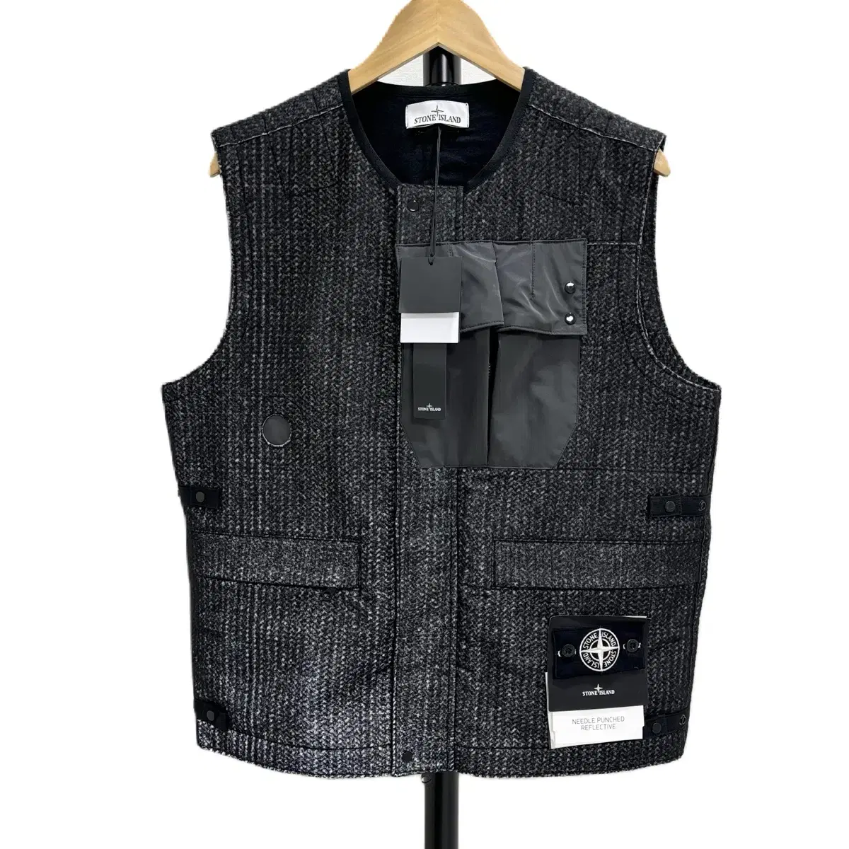 [L]Stone Island Reflective Vest