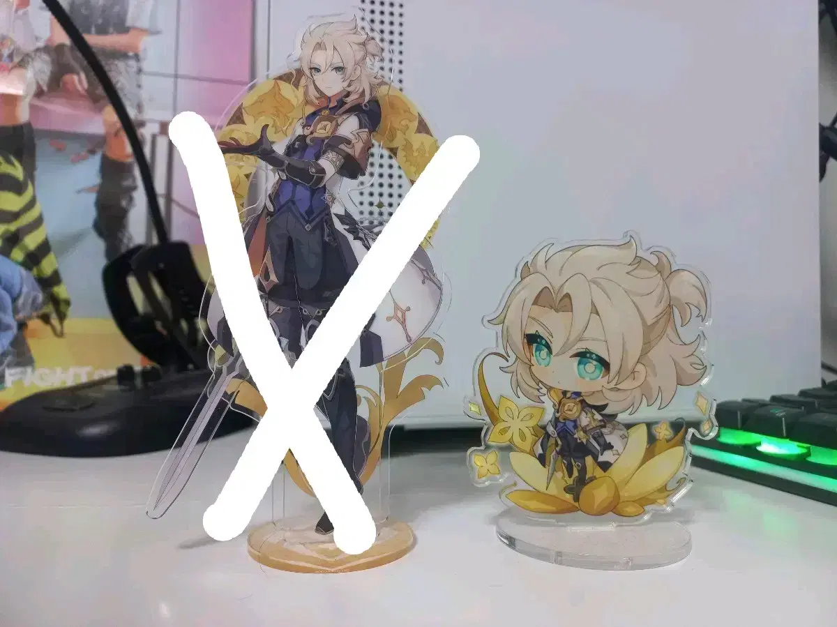 Genshin Impact Albedo acrylic stand official/unofficial goods