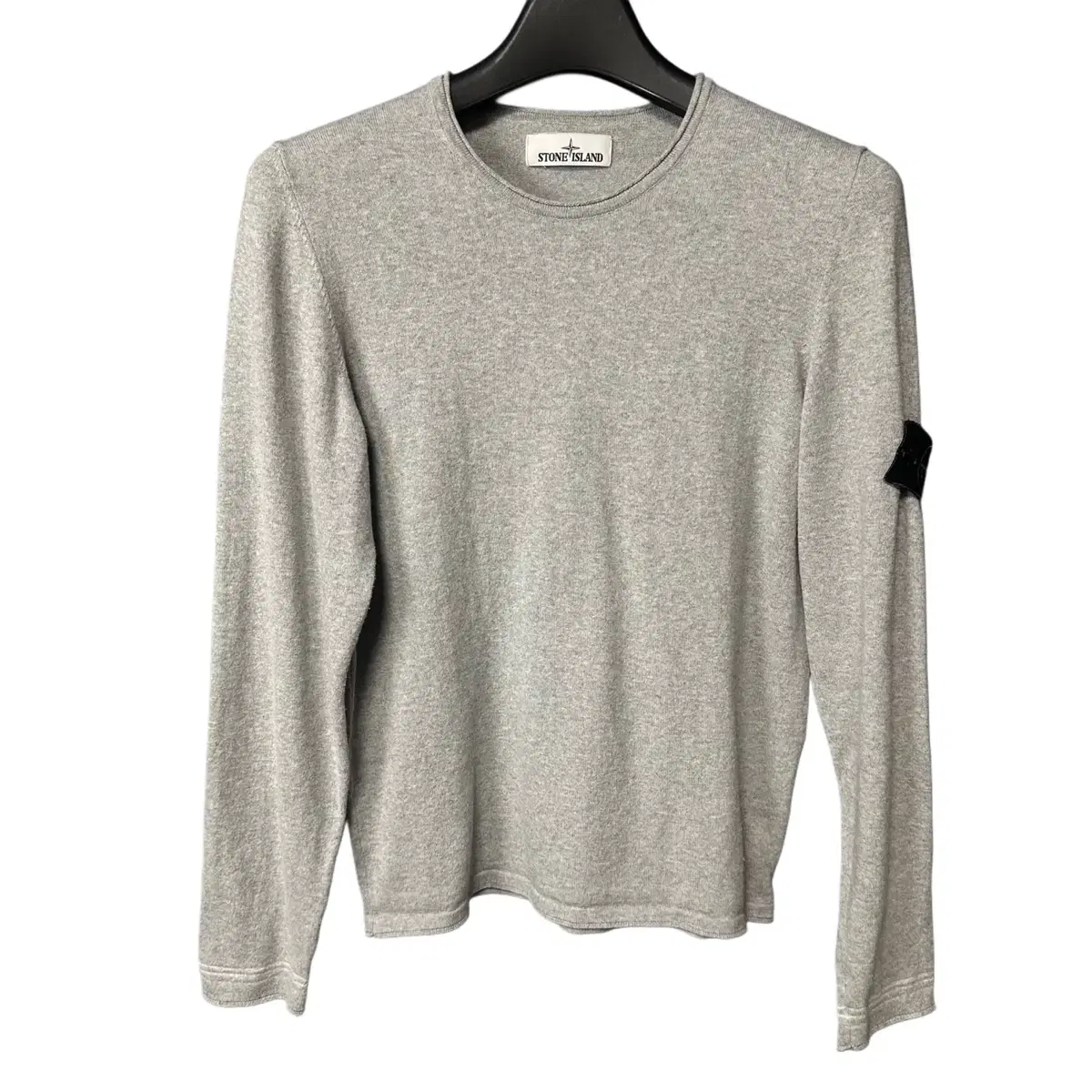 S Stone Island Waffen Gray Knit T-Shirt