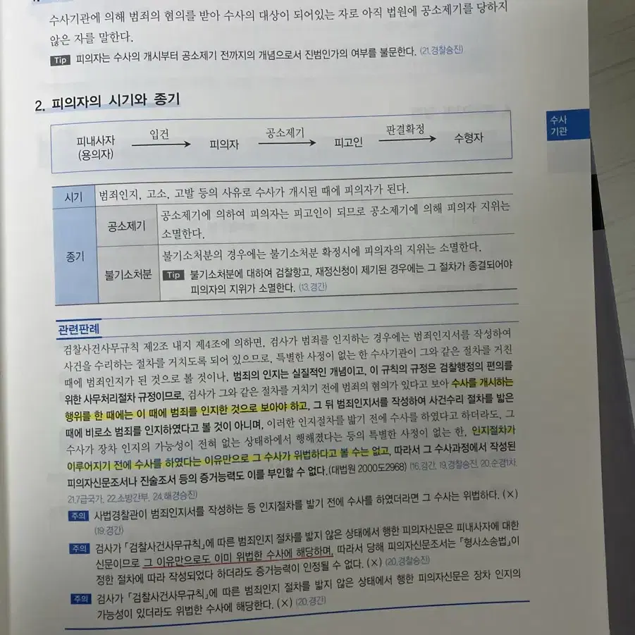 신광은 형사법 기본서(총론,각론,수사와 증거)