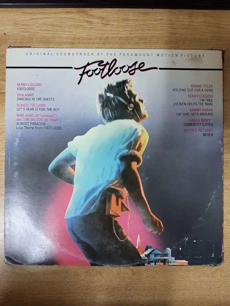 FOOTLOOSE OST 음반 (LP 턴테이블 오디오 앰프